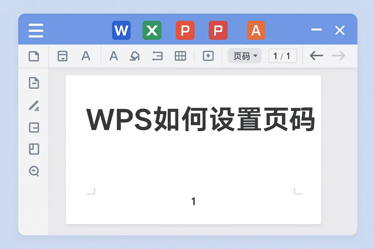 WPS如何设置页码