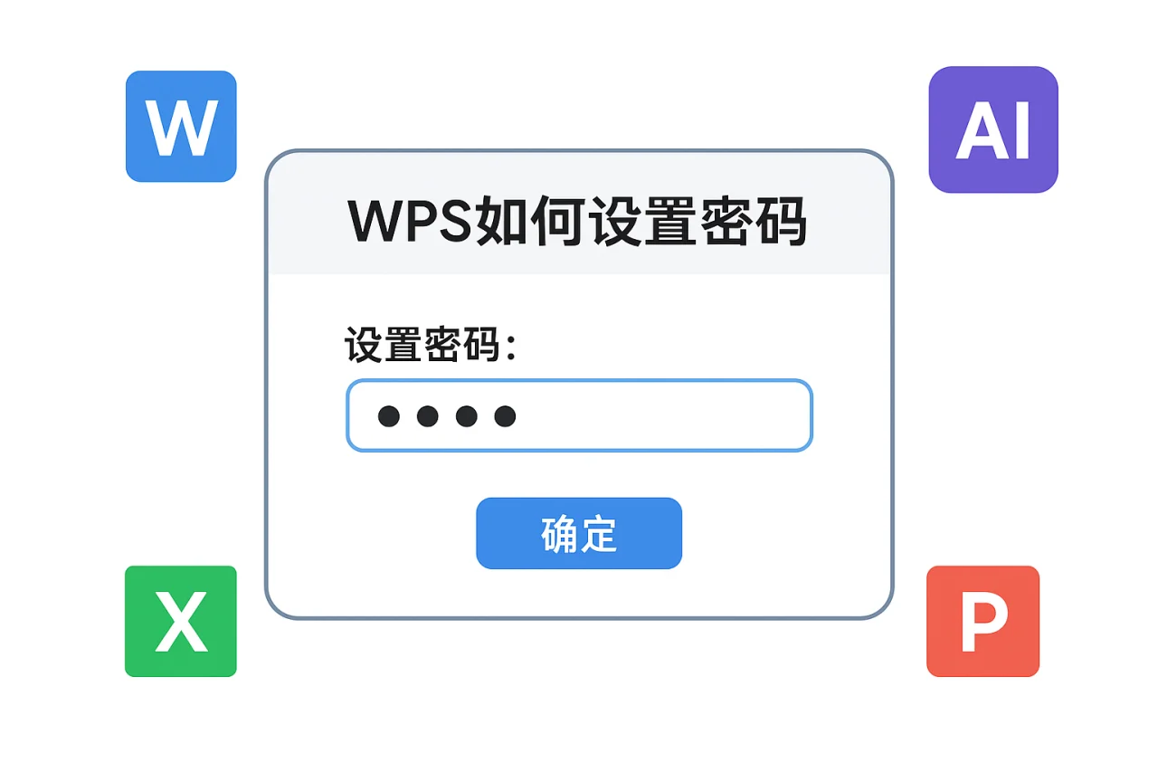 WPS如何设置密码