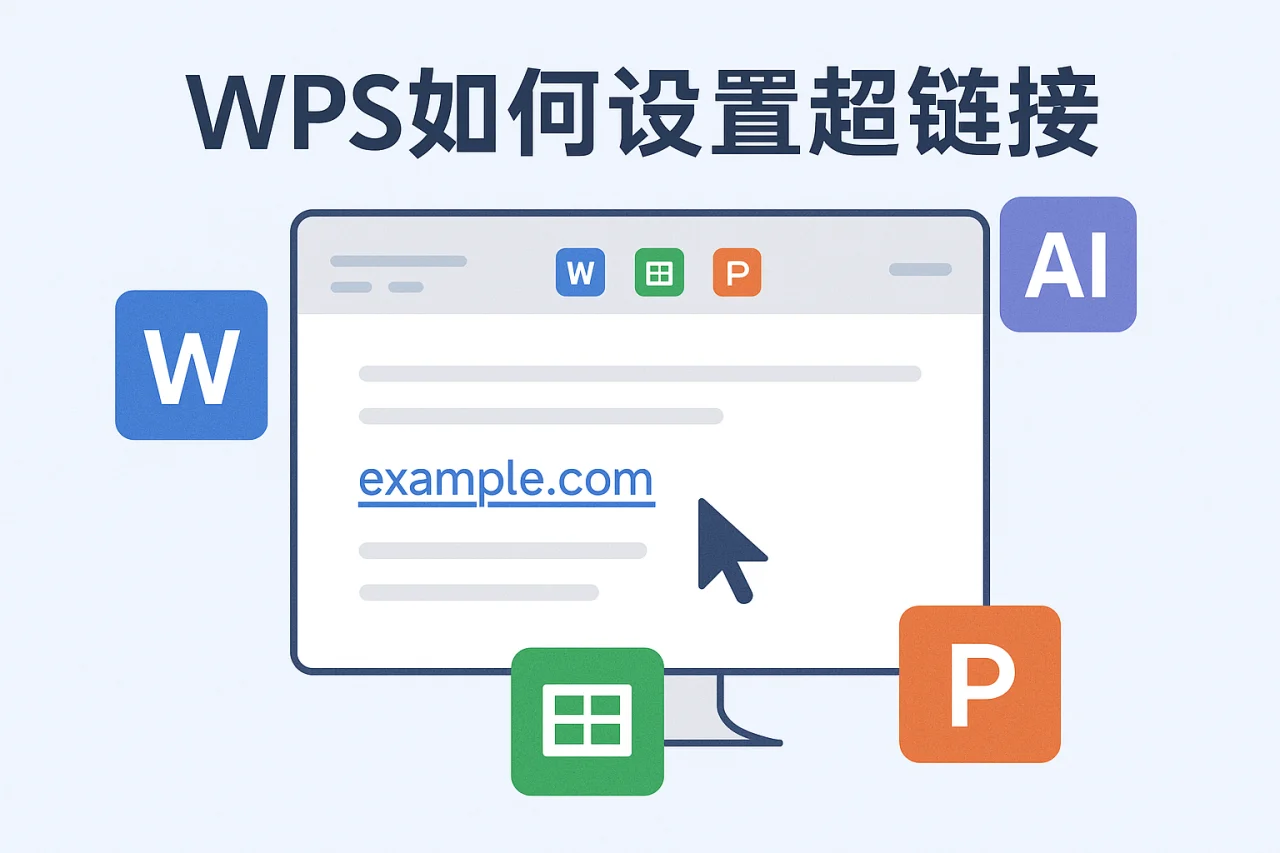 WPS如何设置超链接