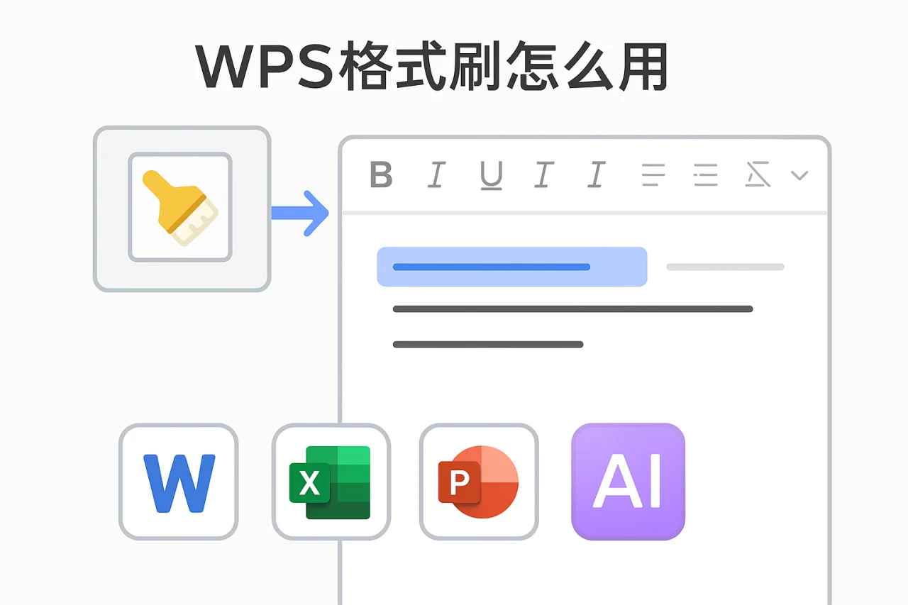 Wps格式刷怎么用