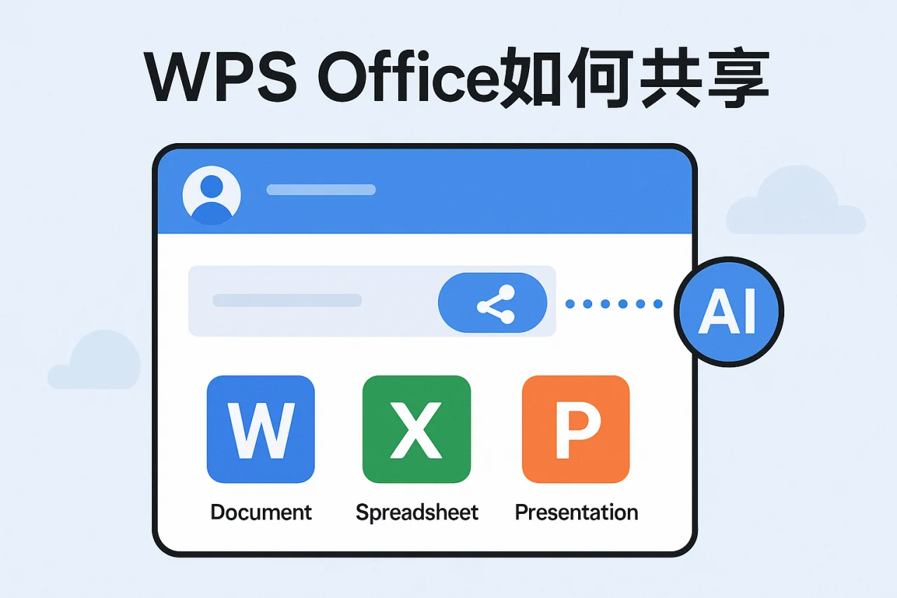Wps office如何共享