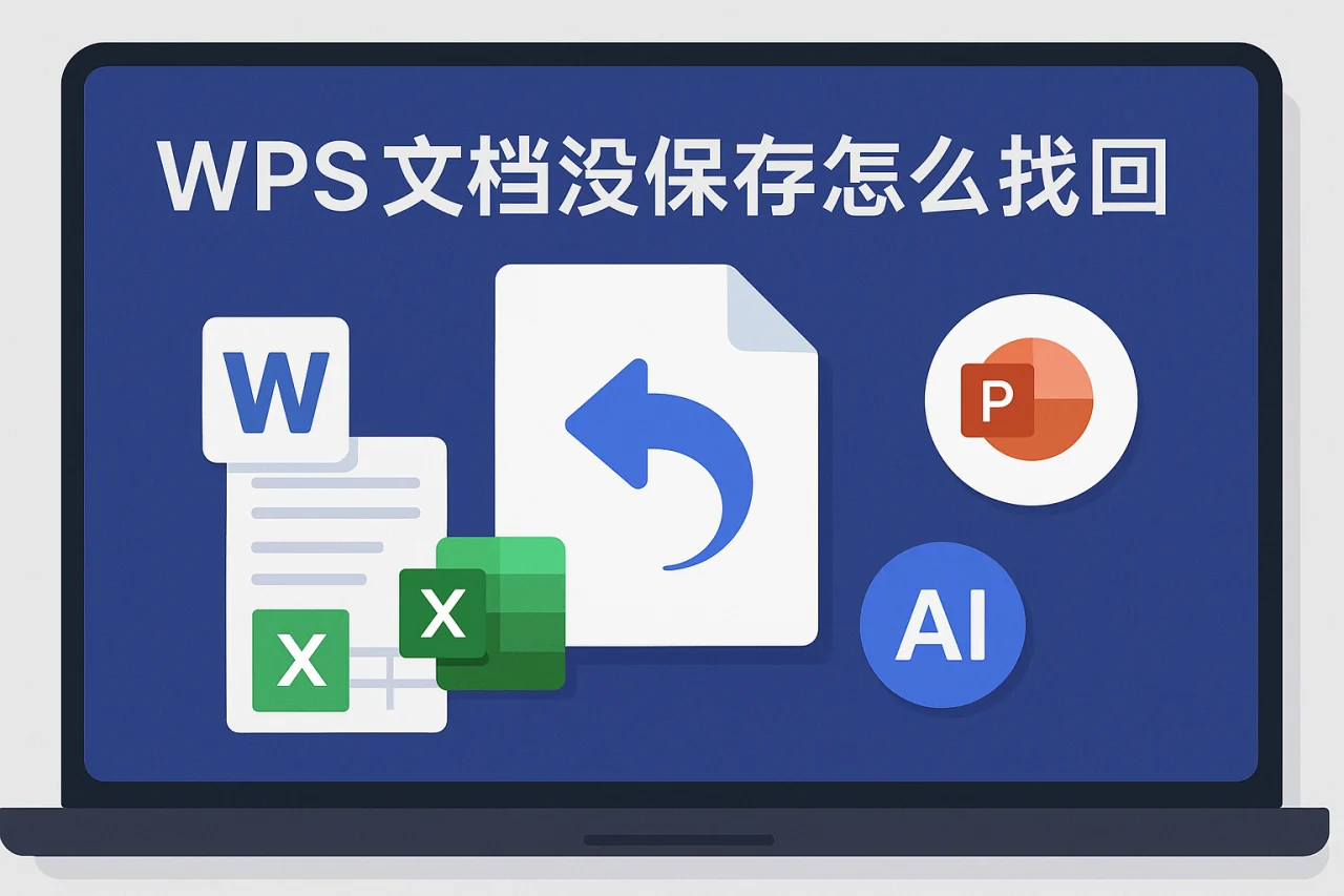 Wps文档没保存怎么找回