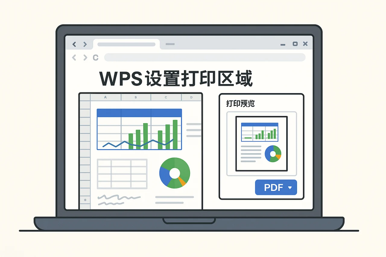 wps设置打印区域