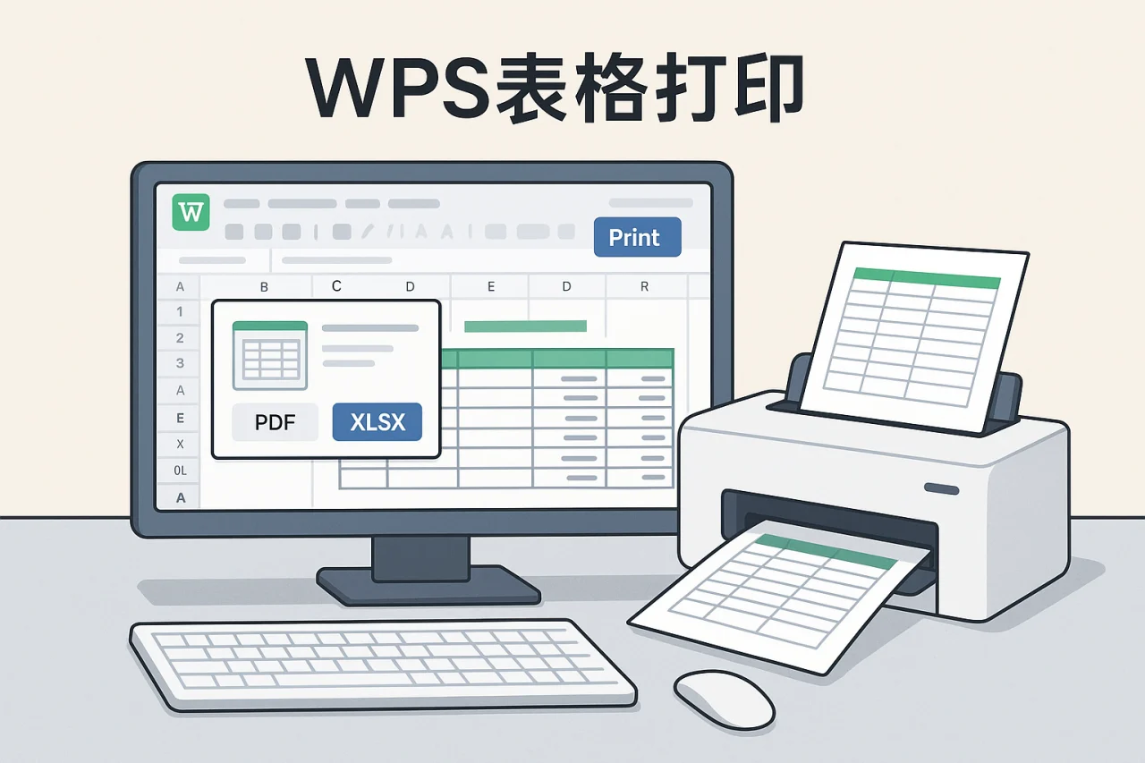 Wps表格打印