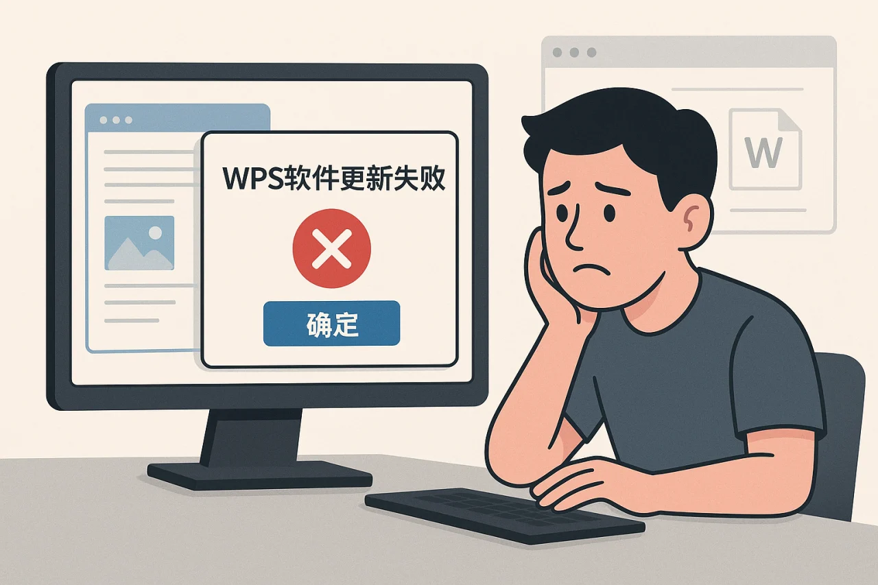 WPS软件更新失败