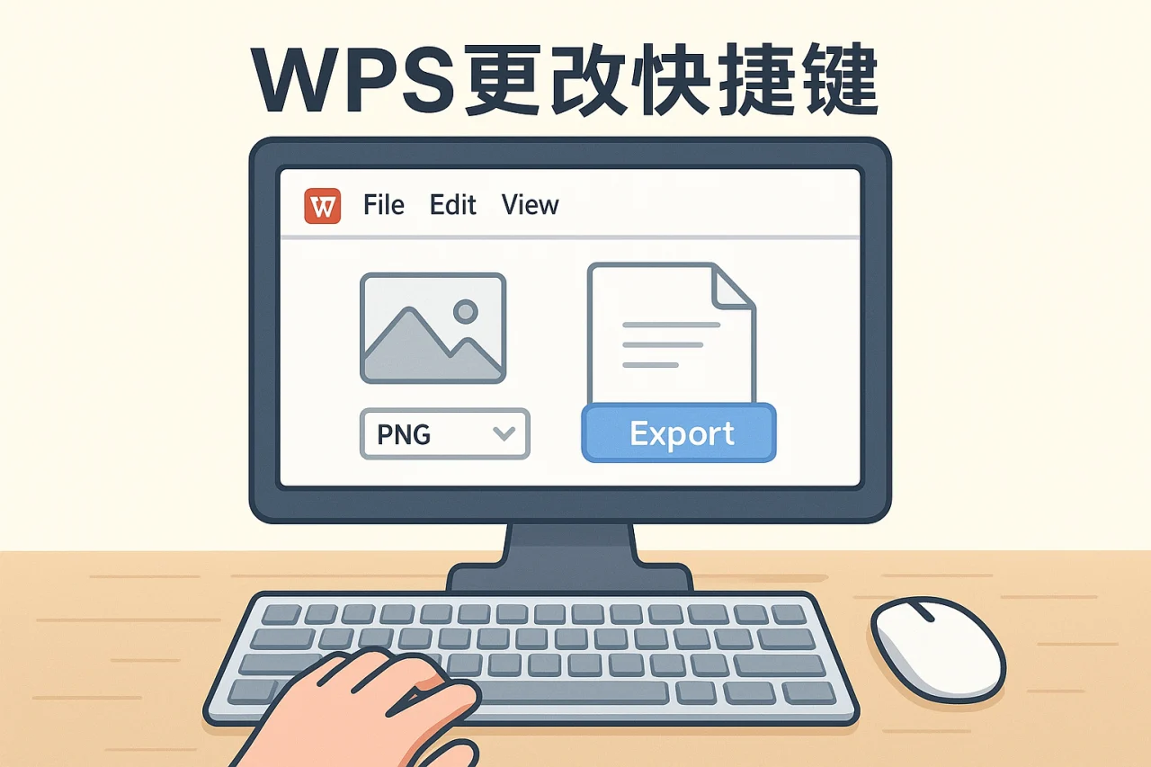 WPS更改快捷键