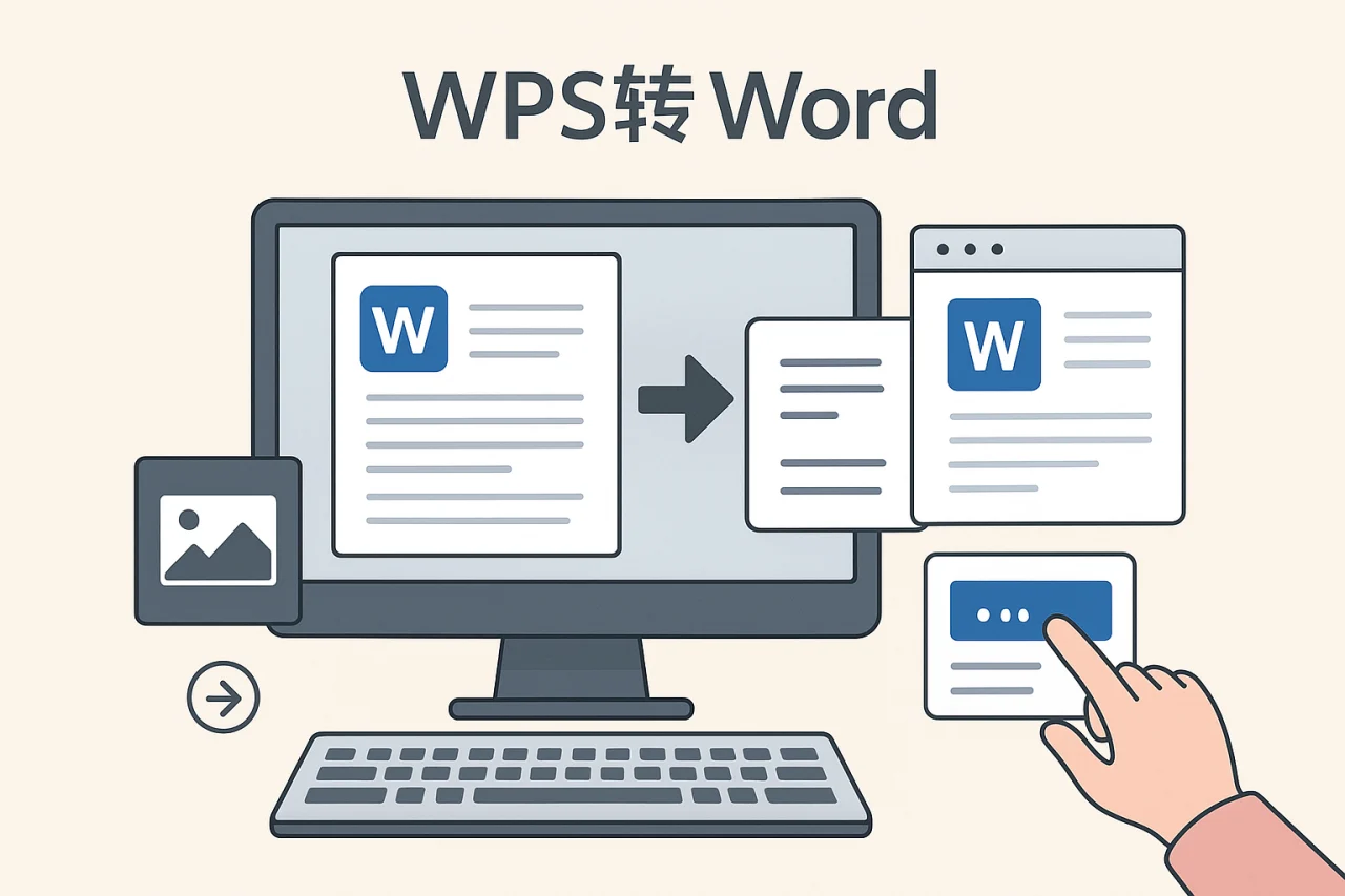 WPS转Word