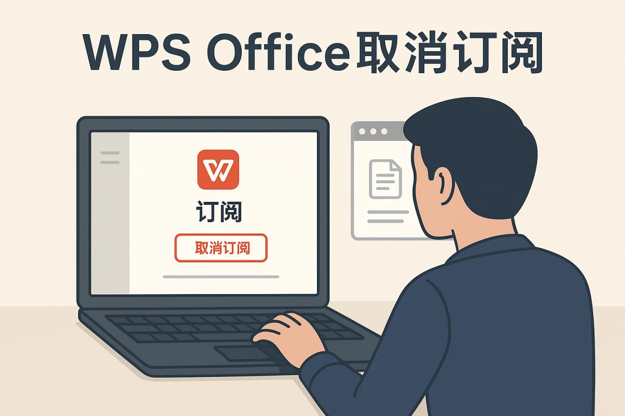WPS Office取消订阅