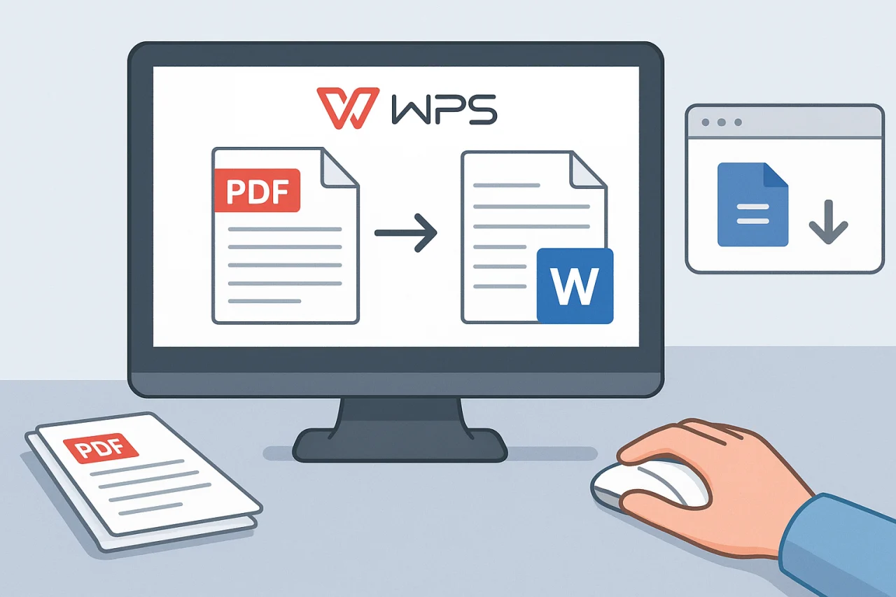 WPS将PDF文档转换为Word文件