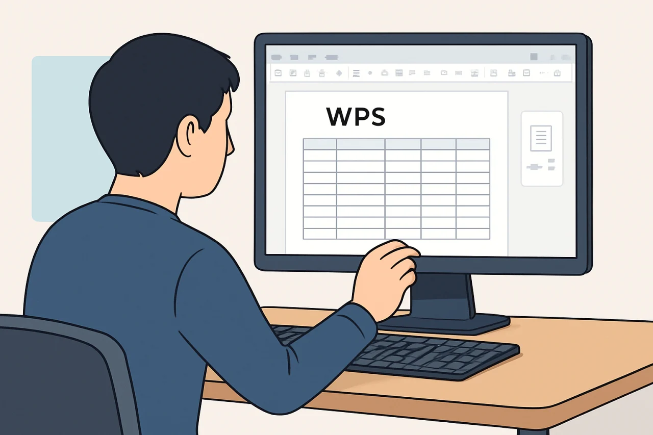 WPS自动调整文档表格大小