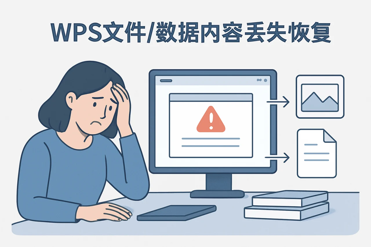 WPS文件/数据内容丢失恢复
