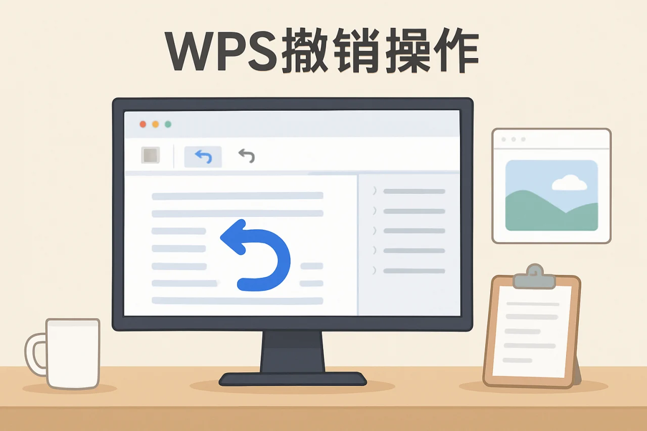 WPS撤销操作