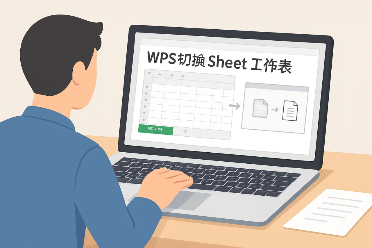 WPS切换Sheet工作表