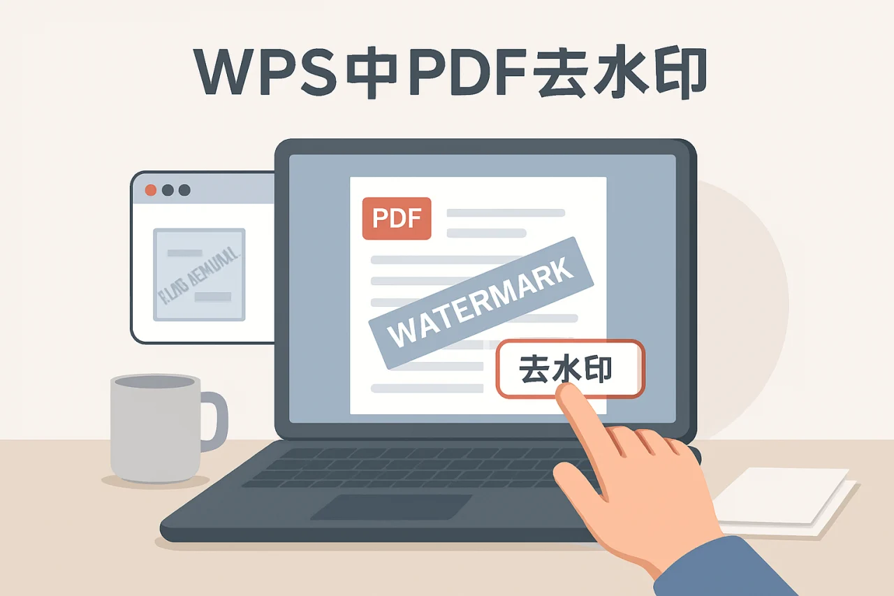 WPS中PDF去水印