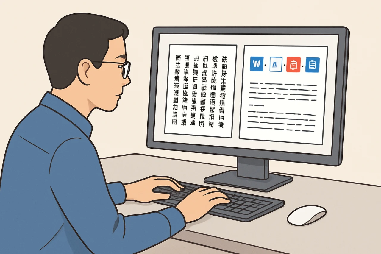 WPS竖排文字改横排