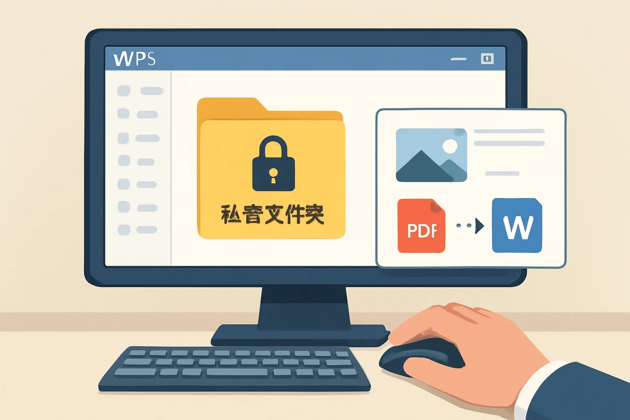 WPS使用私密文件夹