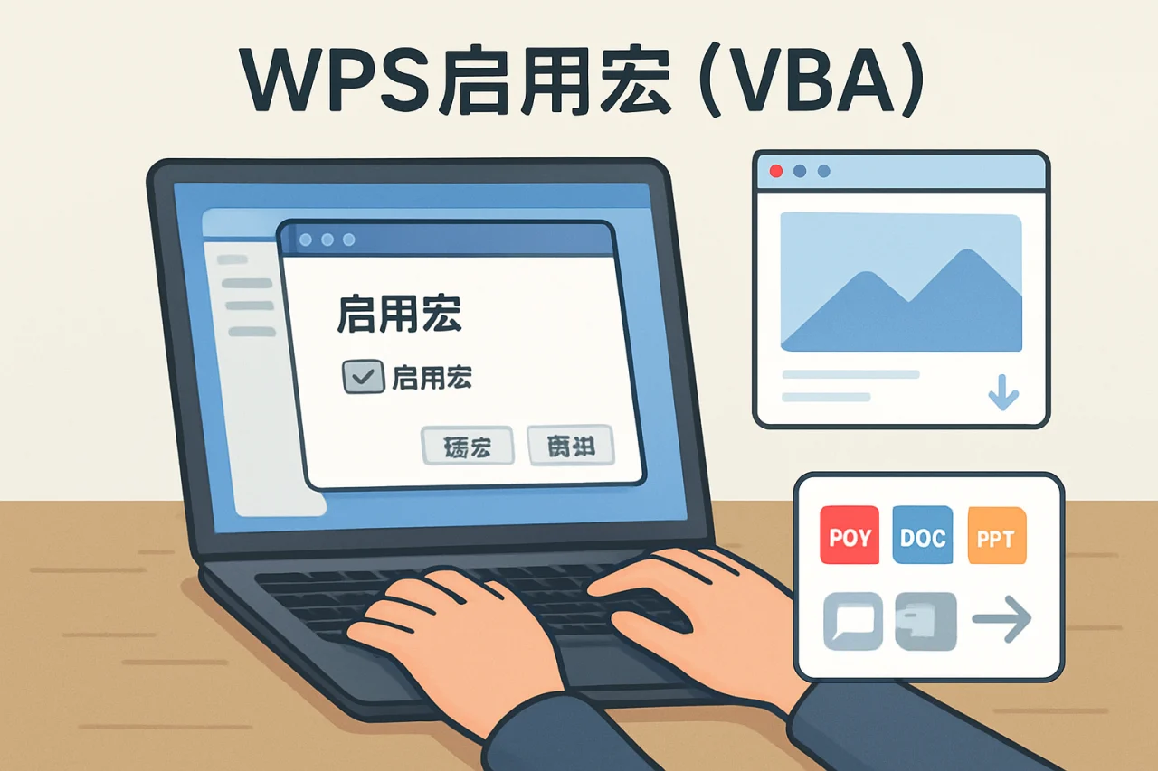 WPS启用宏（VBA）