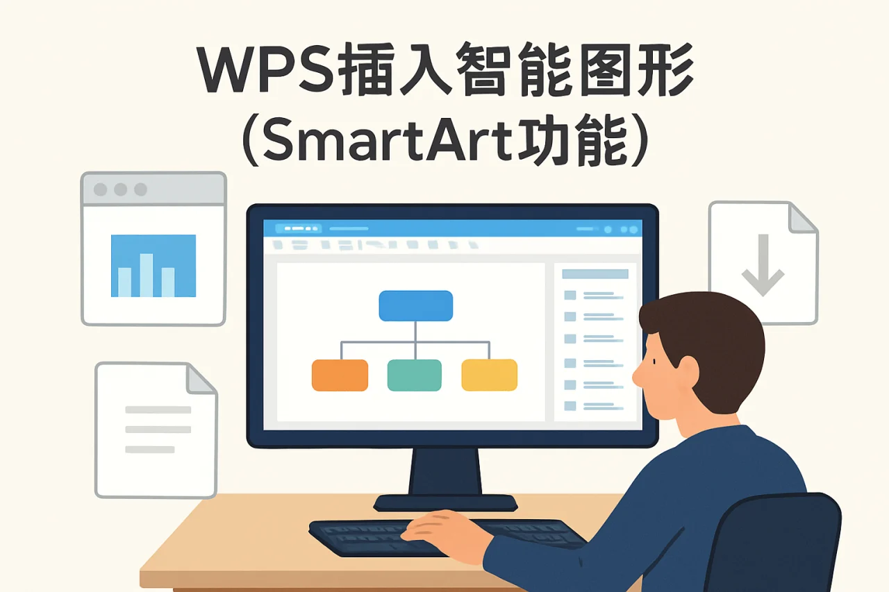 WPS插入智能图形（SmartArt功能）