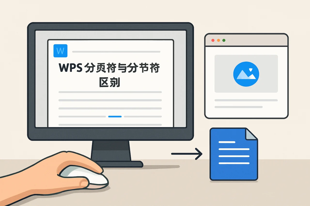 WPS 分页符与分节符区别