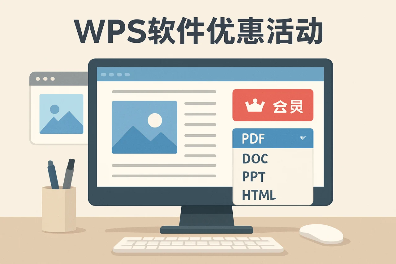 wps软件优惠活动