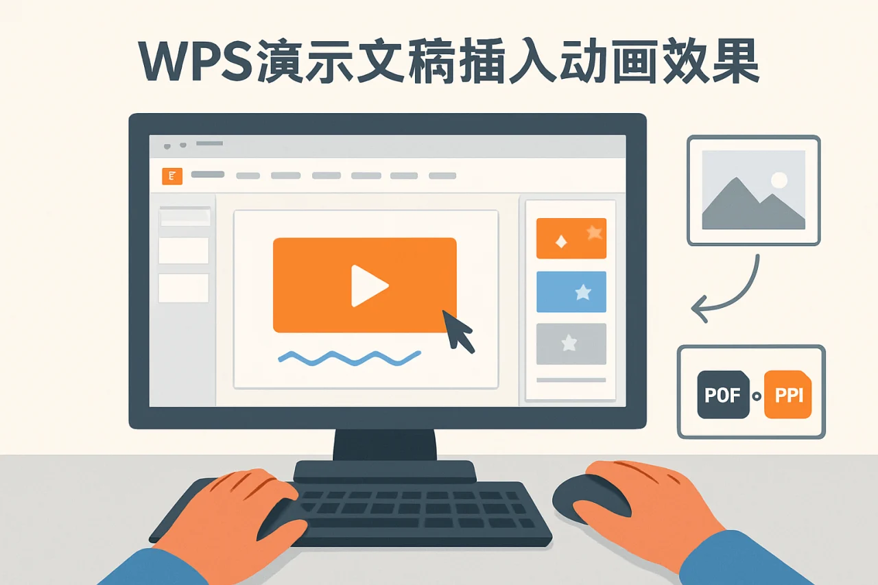 wps演示文稿插入动画效果