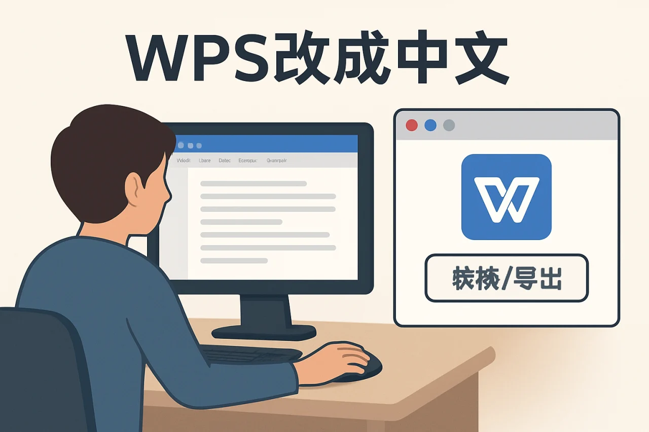 wps改成中文