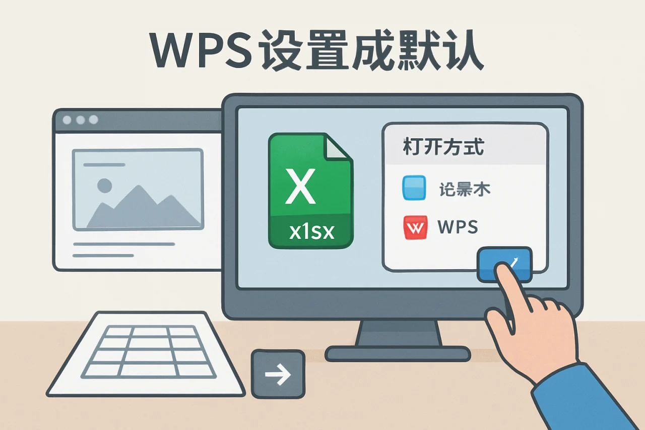 wps设置成默认