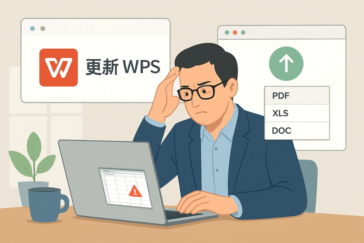 更新wps