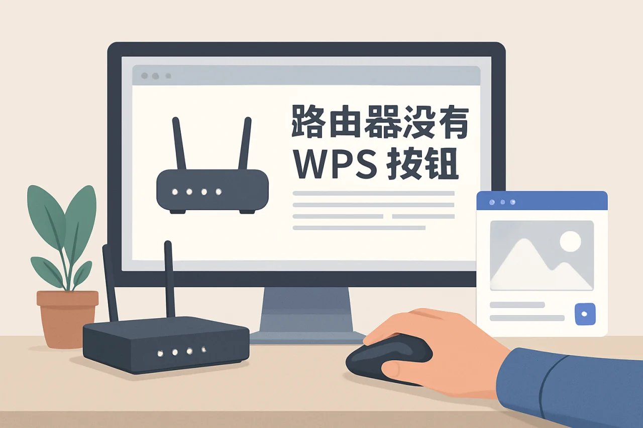 路由器没有wps按钮