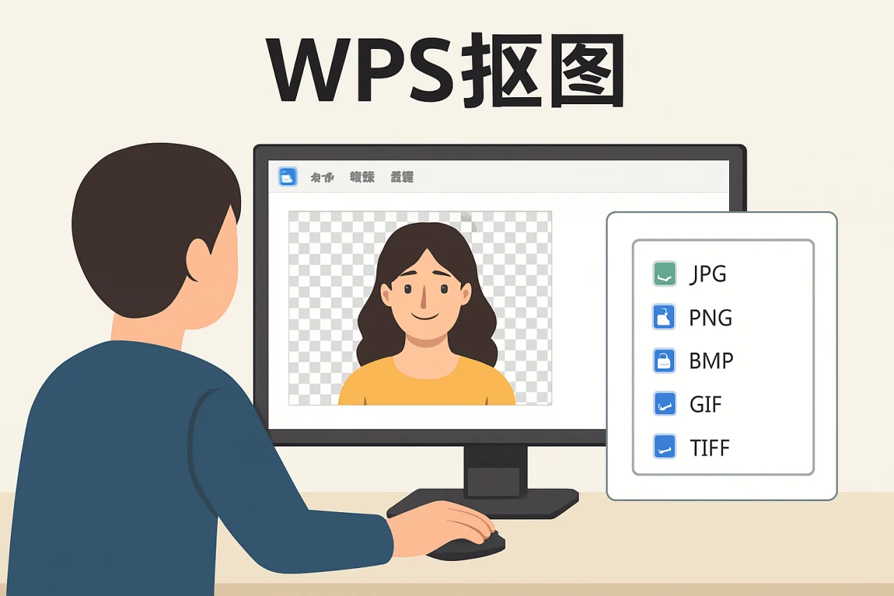 wps抠图
