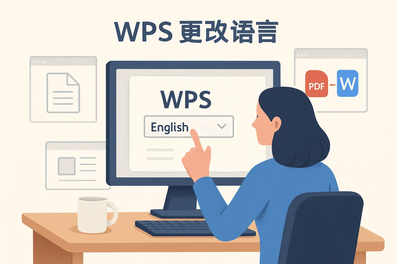 wps更改语言