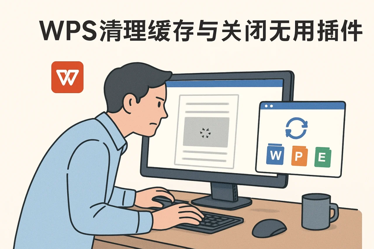 WPS清理缓存与关闭无用插件