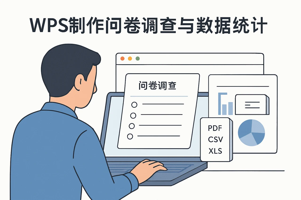 WPS制作问卷调查与数据统计