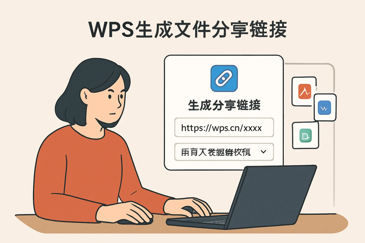 WPS生成文件分享链接