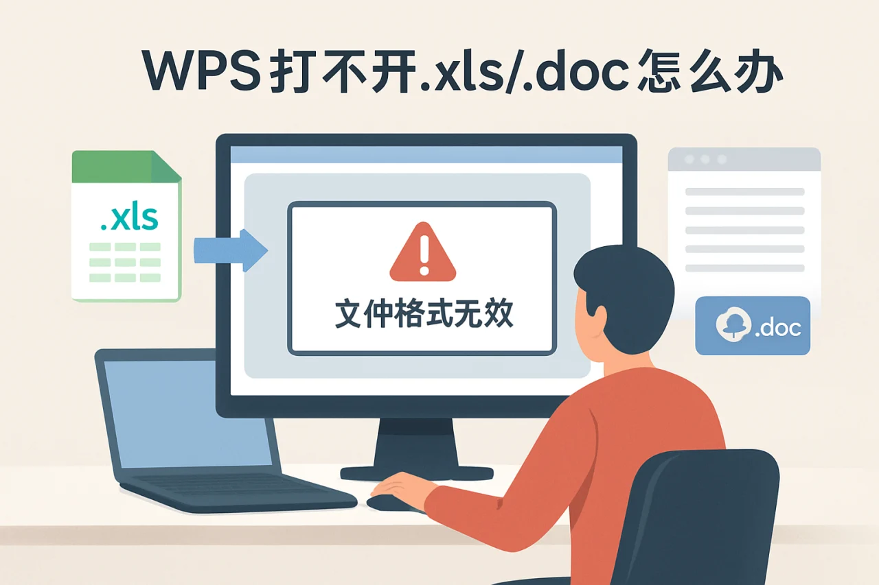 WPS打不开.xls/.doc怎么办