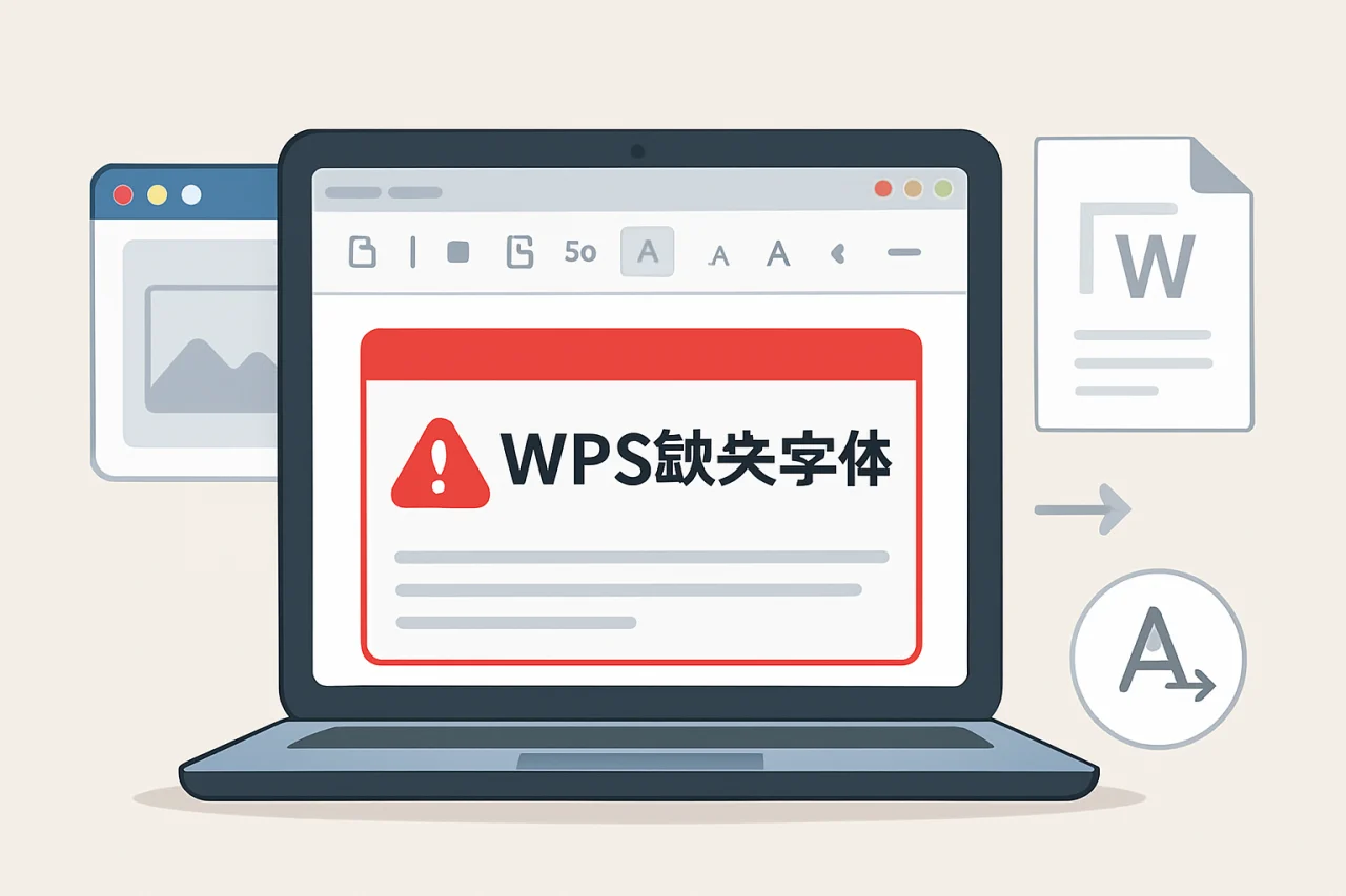 WPS缺失字体