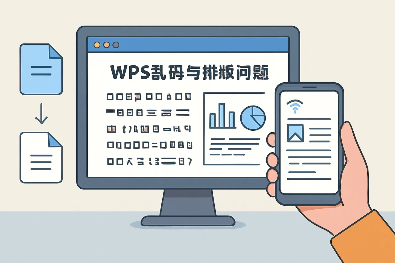 WPS乱码与排版问题