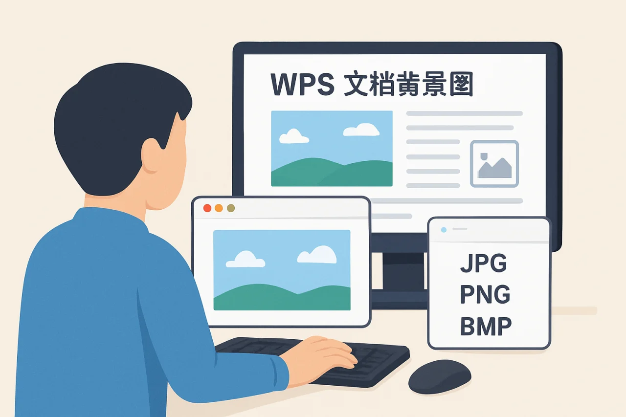 WPS 文档背景图