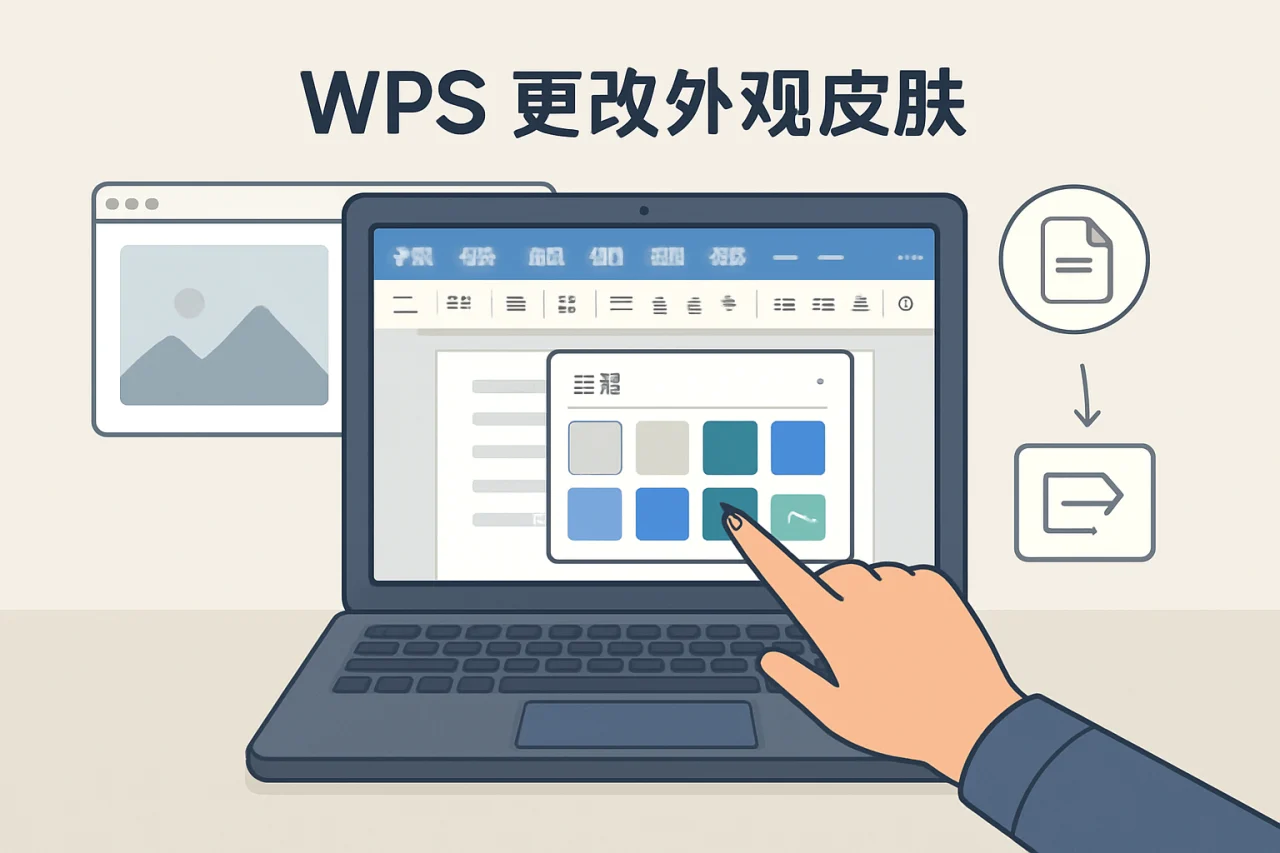 WPS 更改外观皮肤