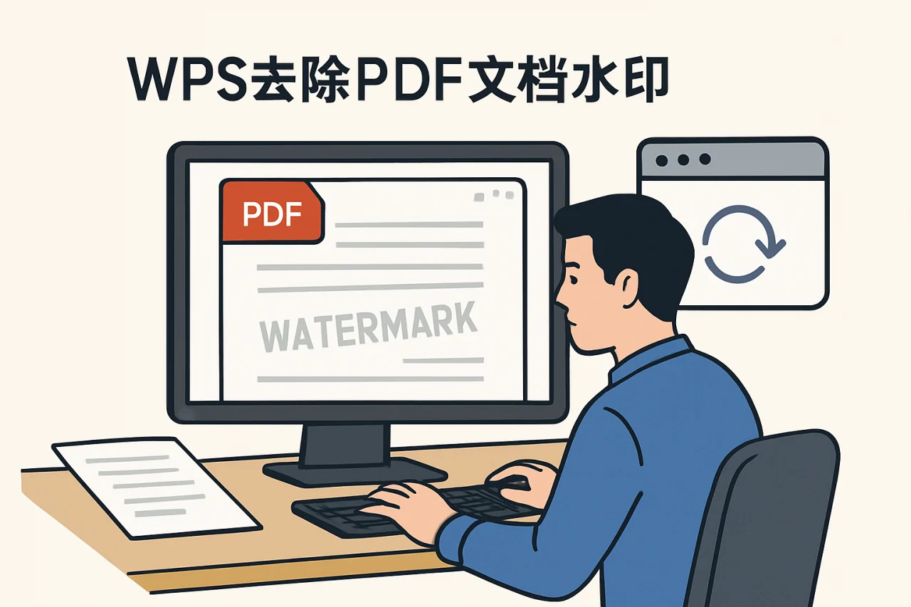 WPS去除PDF文档水印