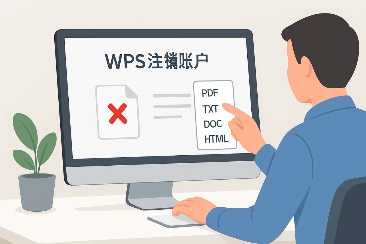 WPS注销账户