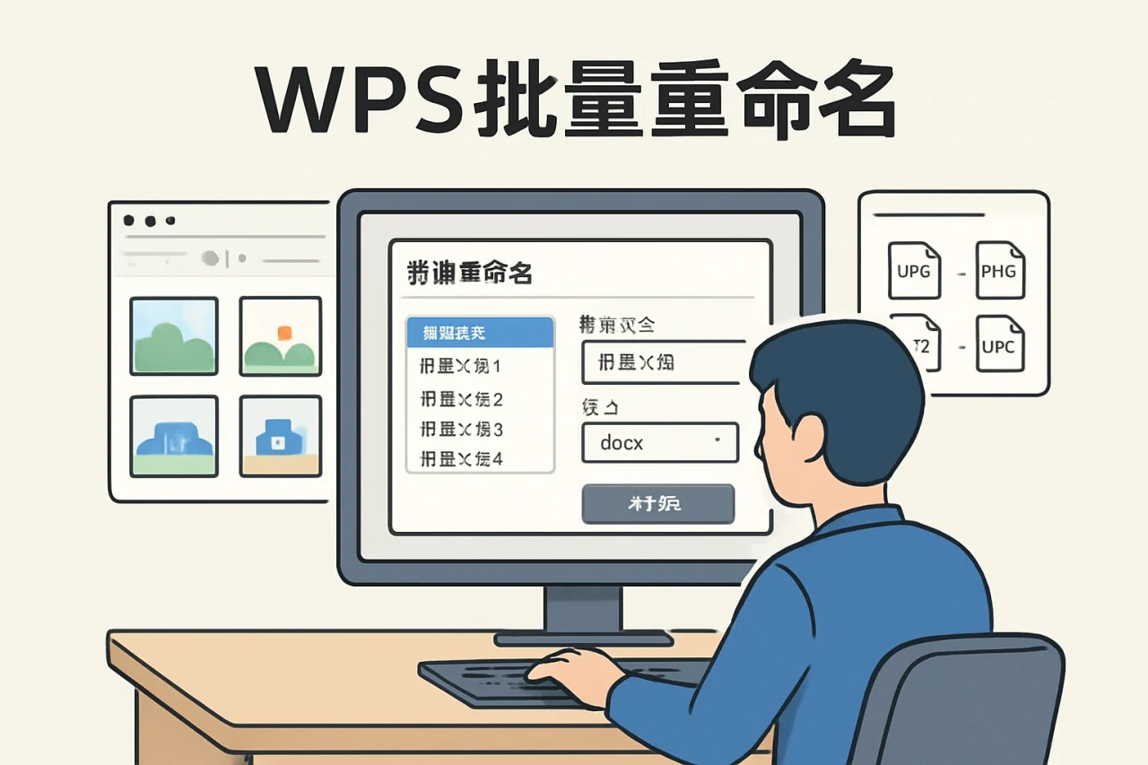 WPS批量重命名