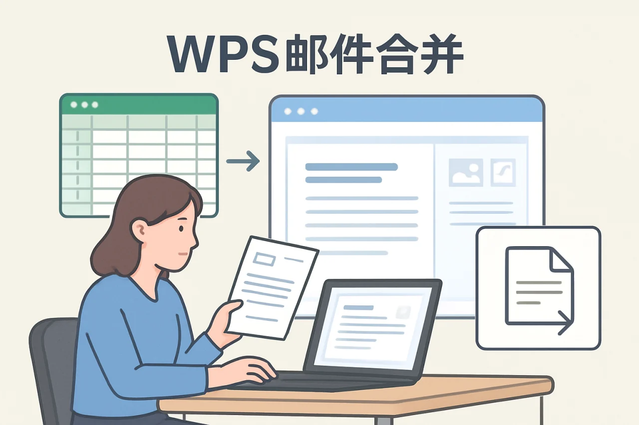 WPS邮件合并