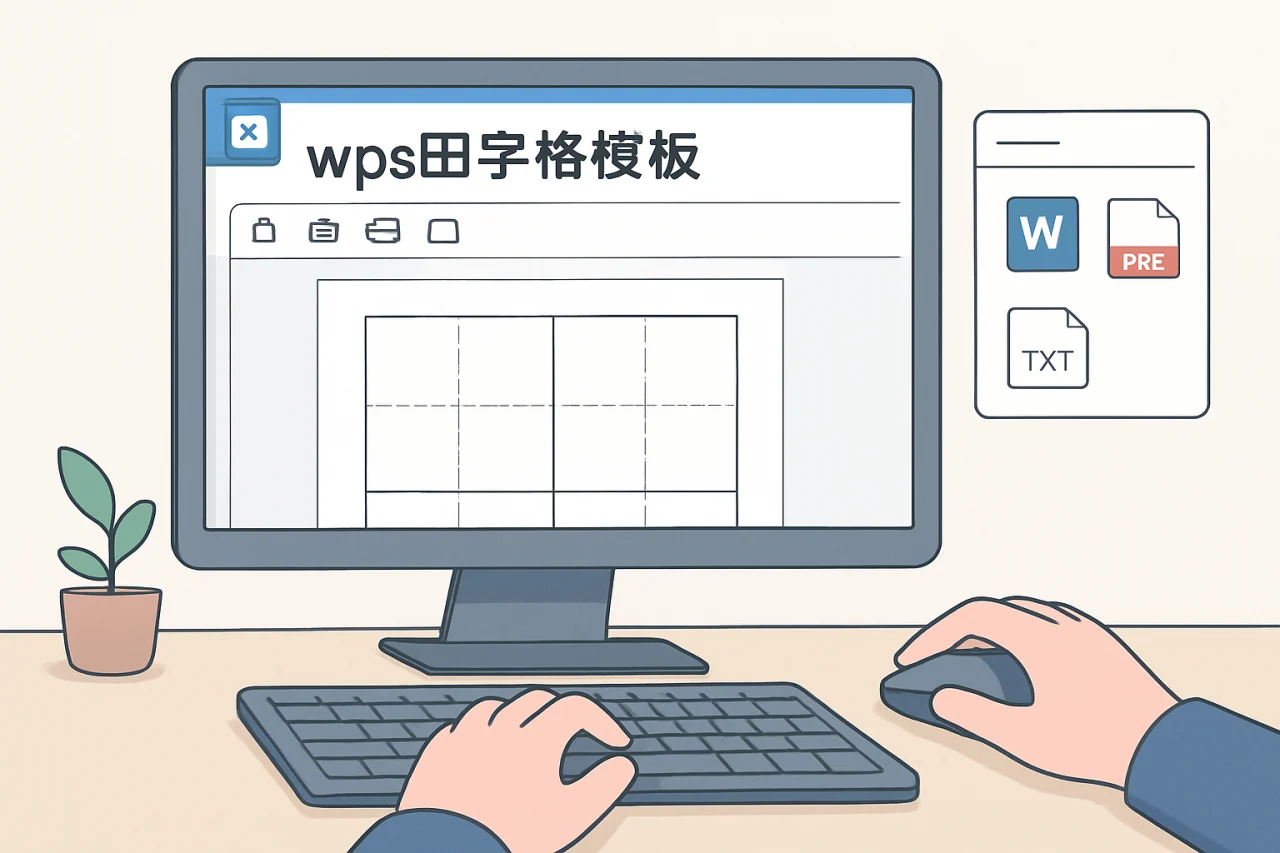 wps田字格模板