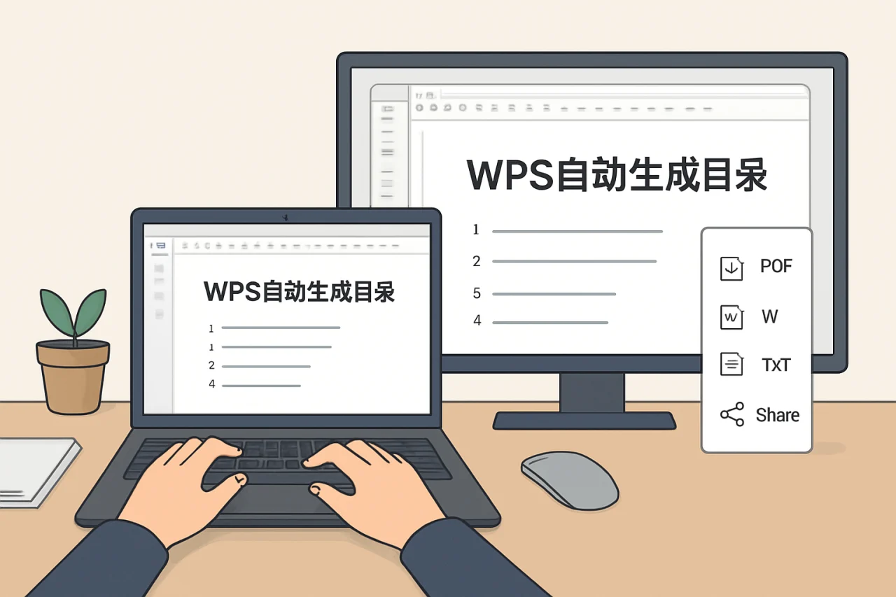 wps自动生成目录