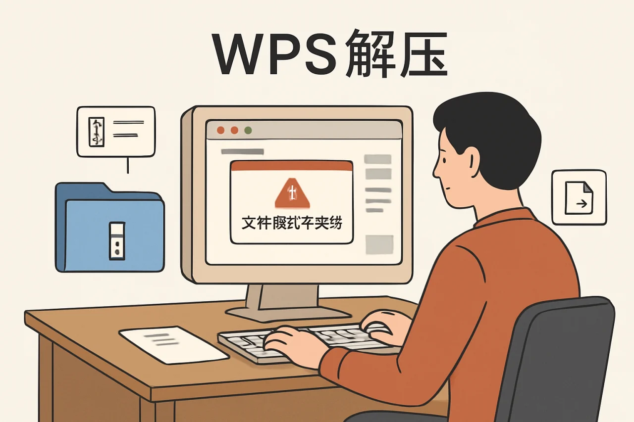 wps解压