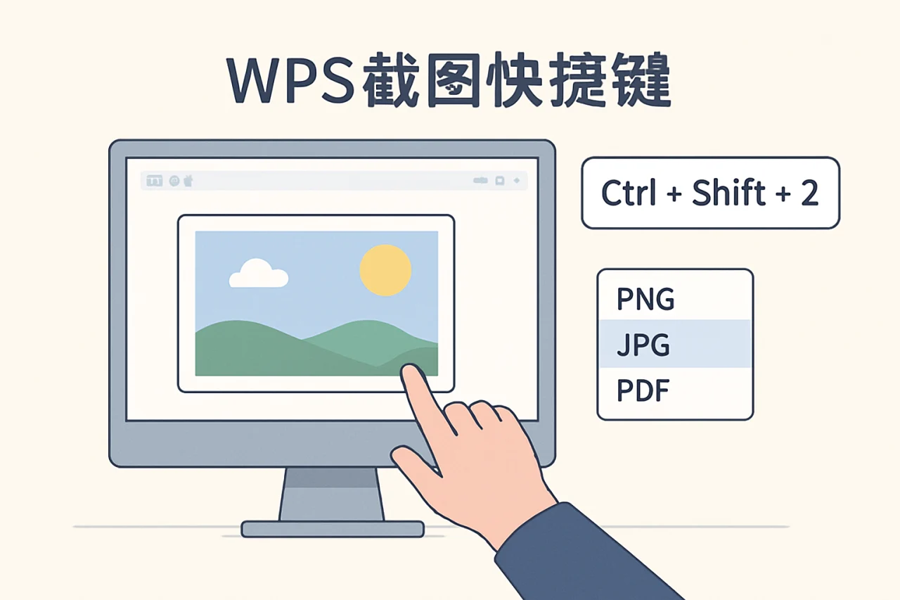 wps截图快捷键
