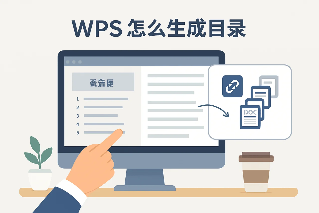 wps怎么生成目录