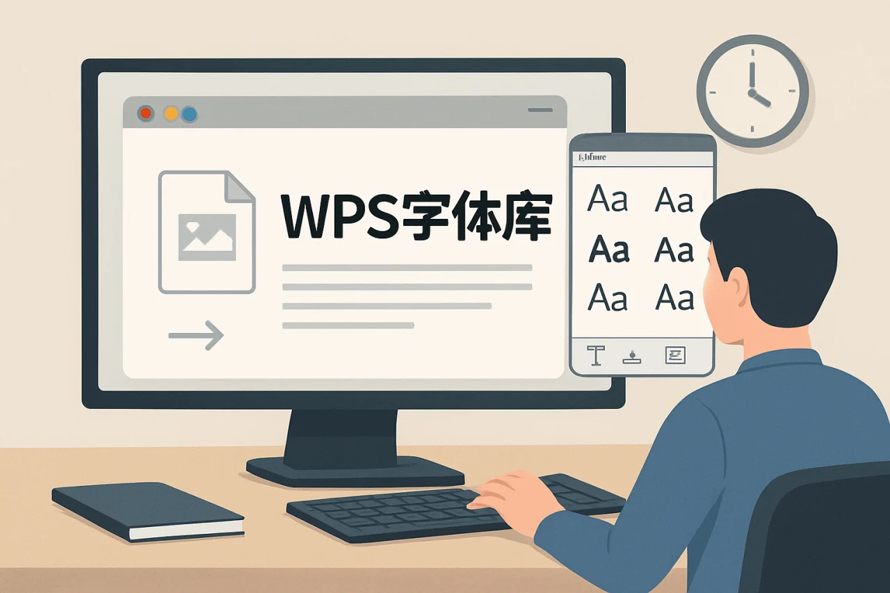 wps字体库