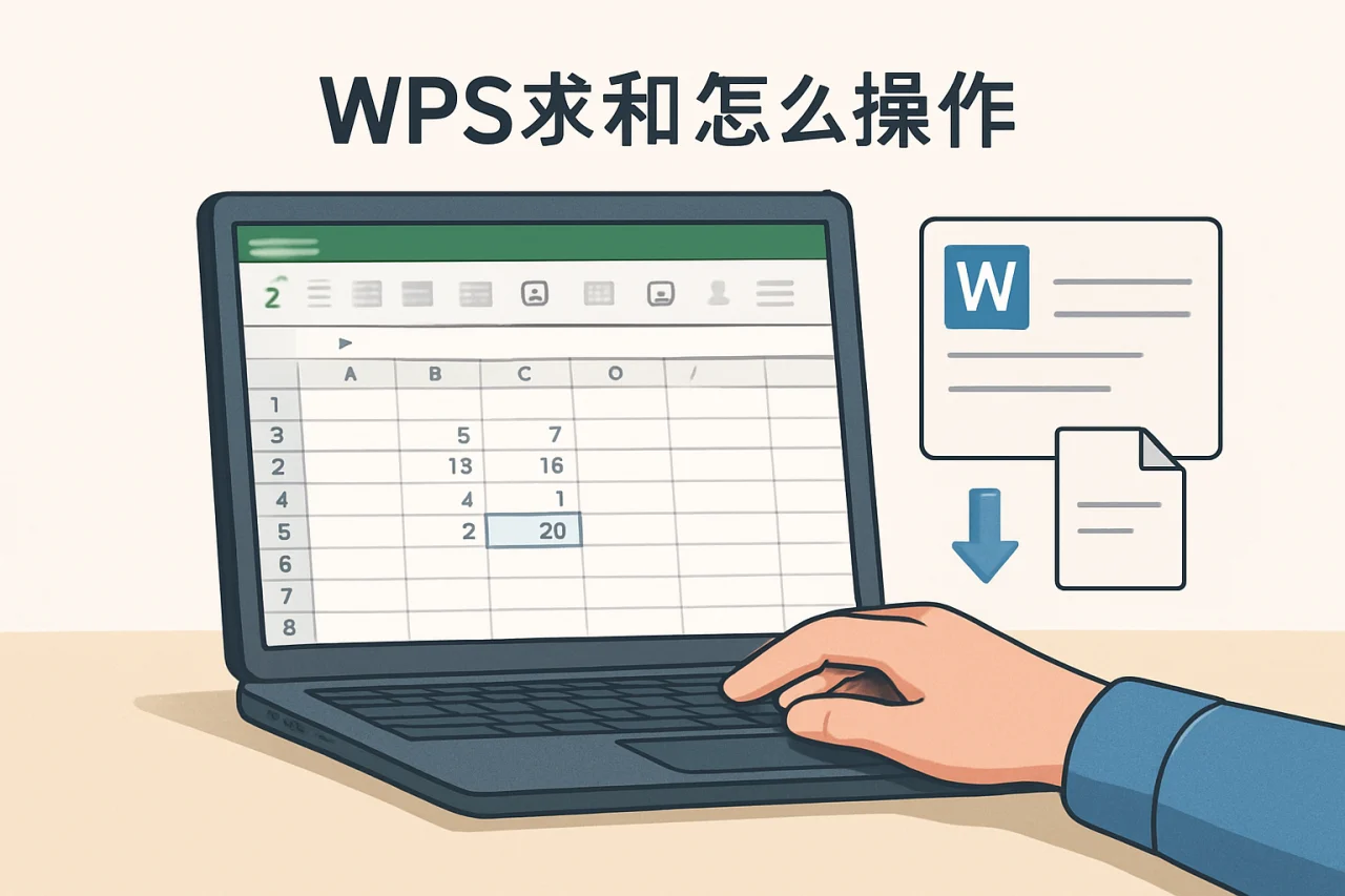 wps求和怎么操作